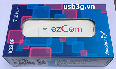 USB 3G ezCom VinaPhone X230E chạy đa sim