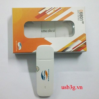 USB 3g Viettel D6801 HIlink tự động kết nối chưa đến 10s, không cài đặt